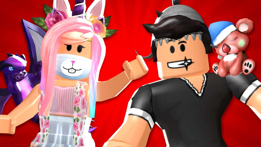 Step Into The World Of Roblox! Wallpaper