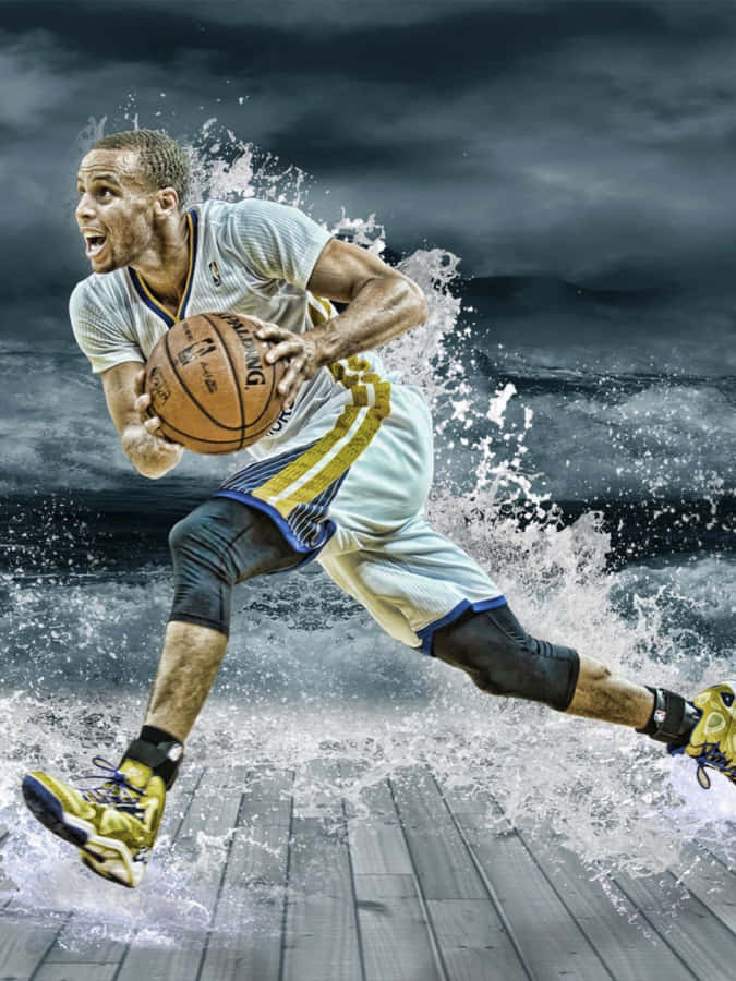 Stephen Curry Cool Visual Artwork Wallpaper