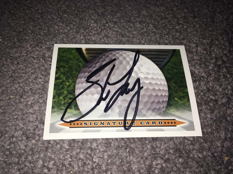 Steve Lowery Hand Signed Card Wallpaper