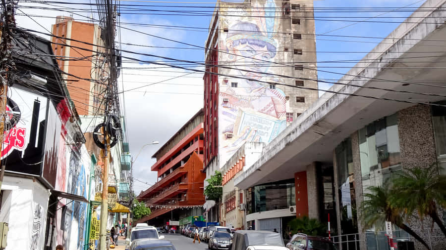 Street In Asuncion Wallpaper