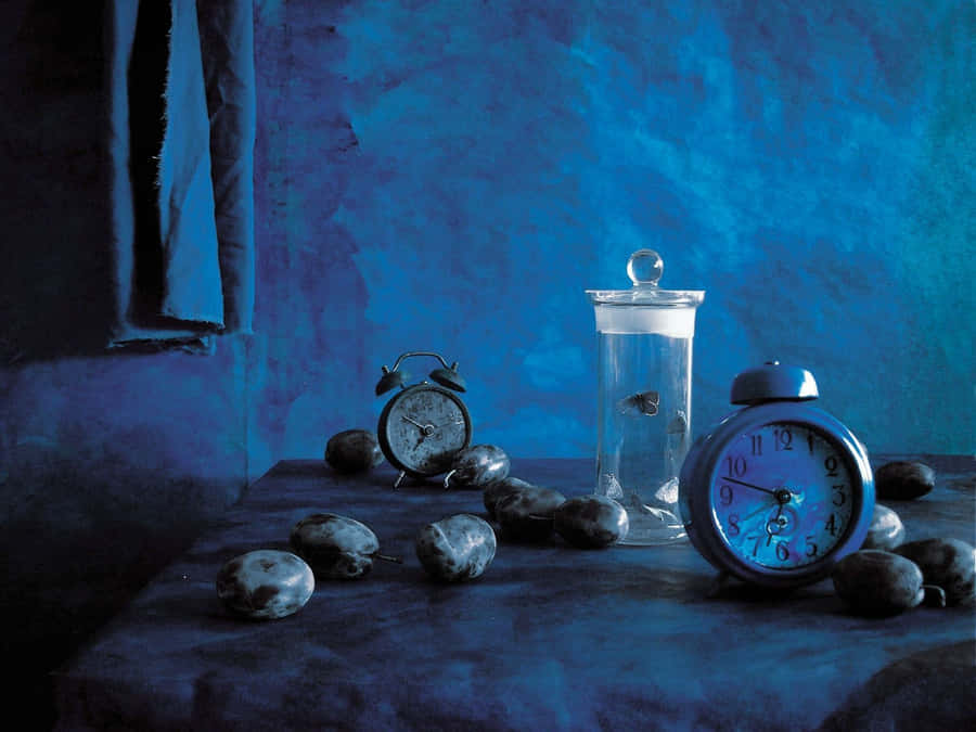 Stunning Image Of Blue Things Wallpaper