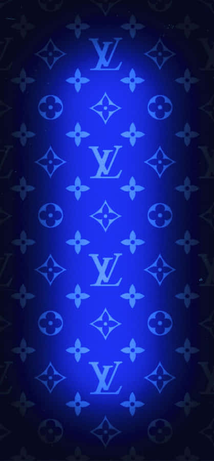 Stunningly Classic Louis Vuitton Blue Wallpaper