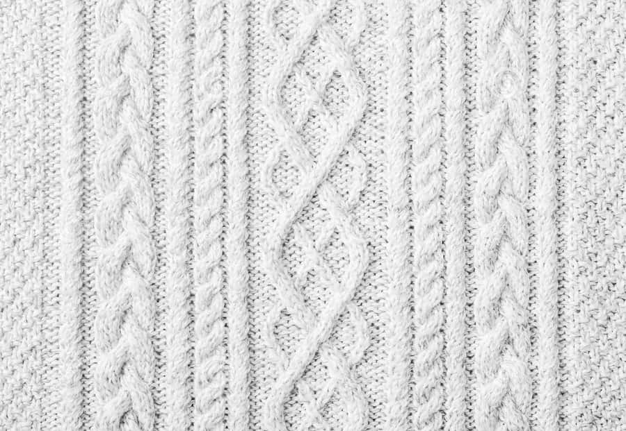 Stylish White Knit Sweater Wallpaper