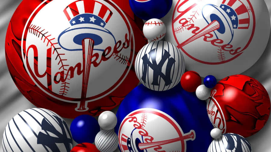 Successful New York Yankees In Front Of Their Home Stadium Wallpaper