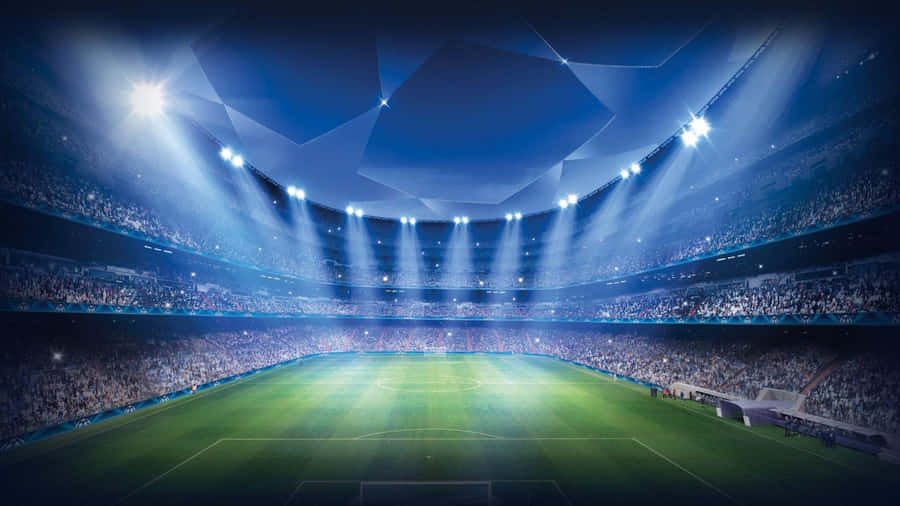 Super Cool Uefa Champions League Digital Art Wallpaper