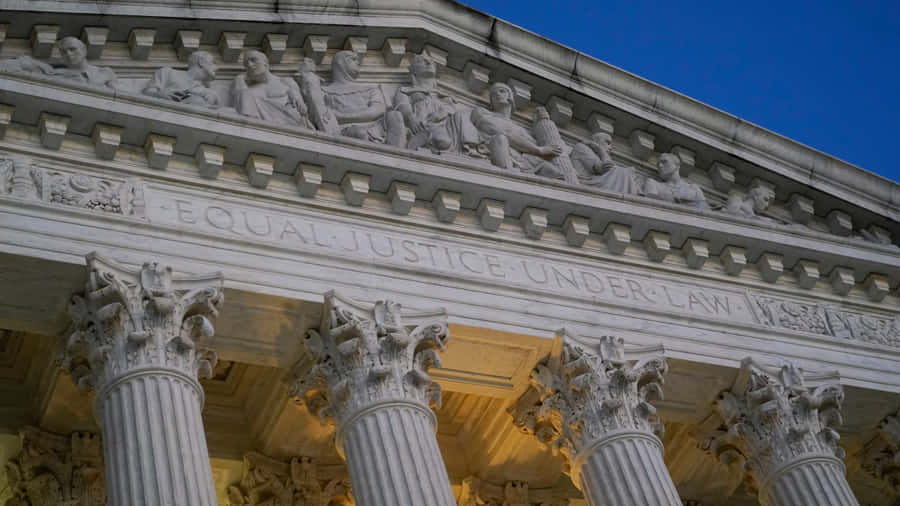 Supreme Court Building Pediment Design Wallpaper