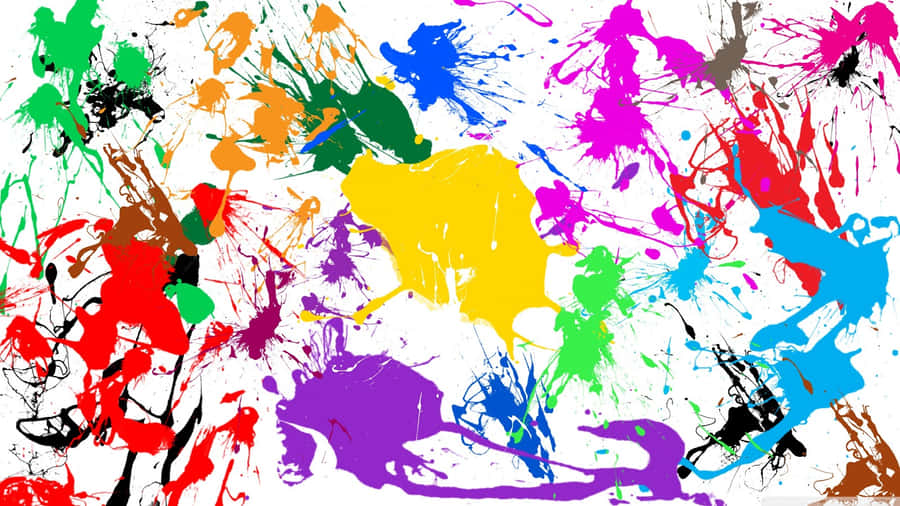 Swirling Colors Of Artistic Expression Wallpaper
