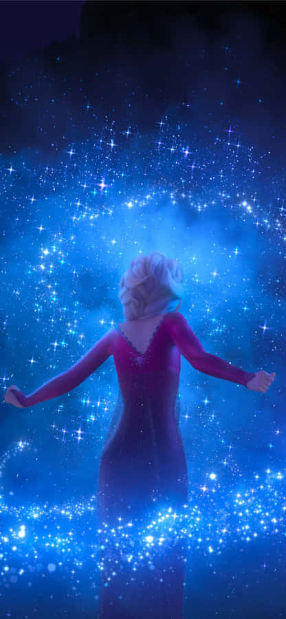 Take A Picture With Elsa Phone Wallpaper