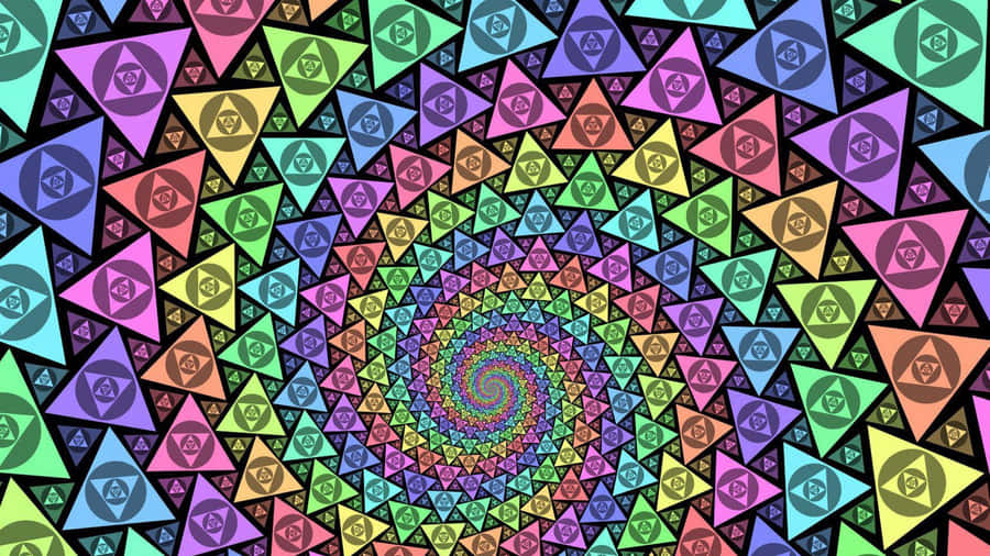 Take A Trippy Ride With Dope Wallpaper