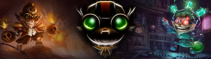 Take Your Gaming Experience To The Next Level With League Of Legends Dual Screen Wallpaper