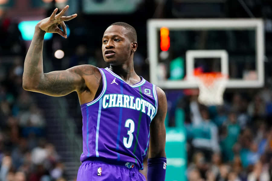 Terry Rozier Three Hand Sign Wallpaper