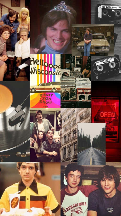 That ‘70s Show Photomontage 70s Aesthetic Desktop Wallpaper