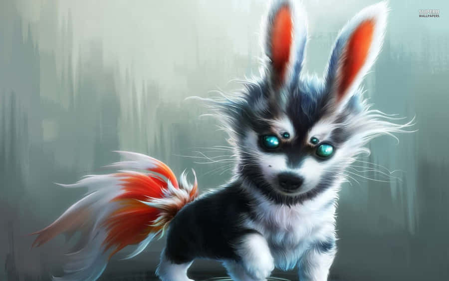 The Beauty Of A Pretty Wolf Wallpaper
