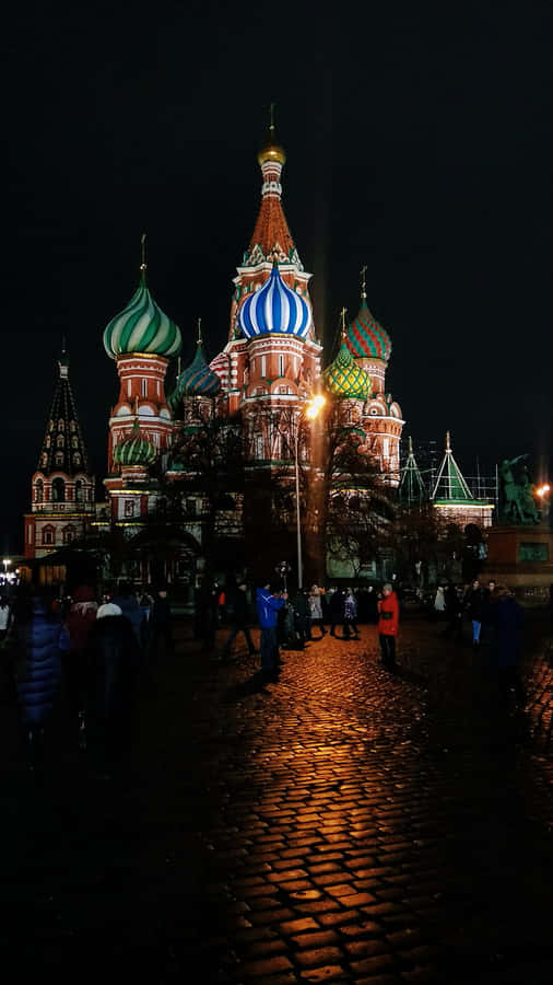 The Cathedral Of Vasily Kremlin Wallpaper