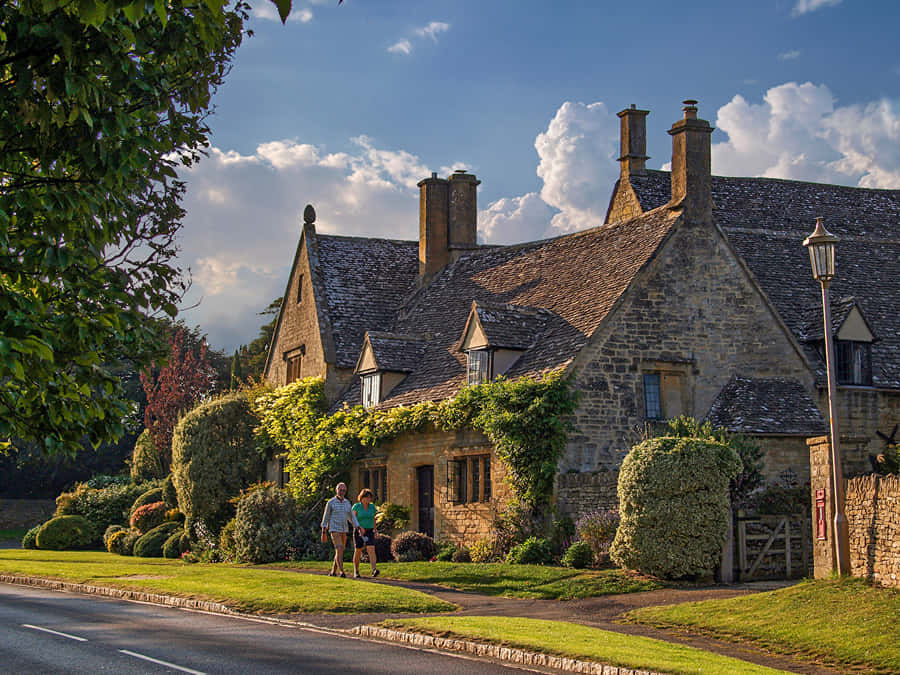 The Cotswolds Shrubs United Kingdom Wallpaper