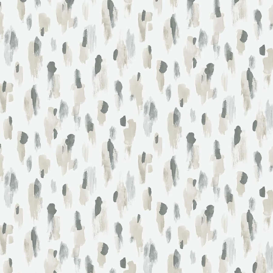 The Elegance Of A White Leopard Print Wallpaper