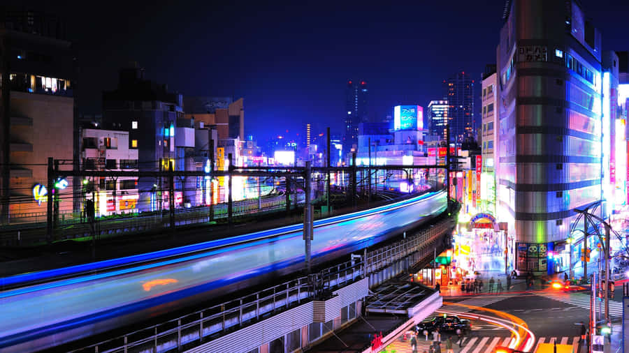 The Feel The Vibrancy And Color Of Harajuku Wallpaper