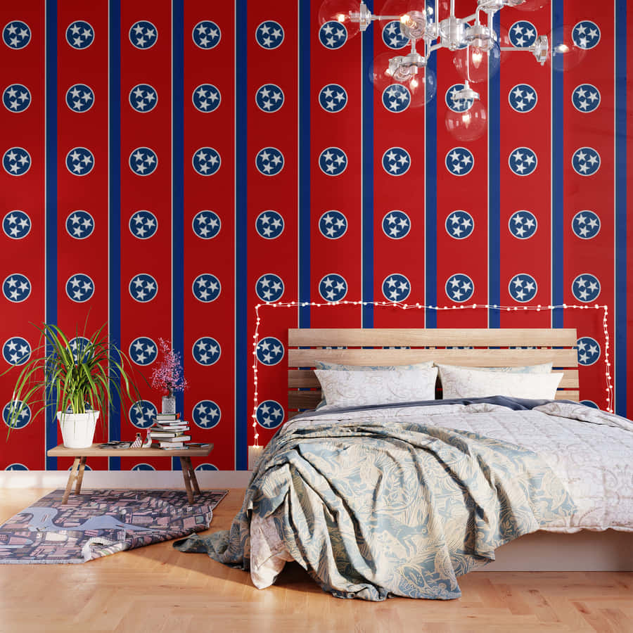The Historic Tennessee State Flag Wallpaper