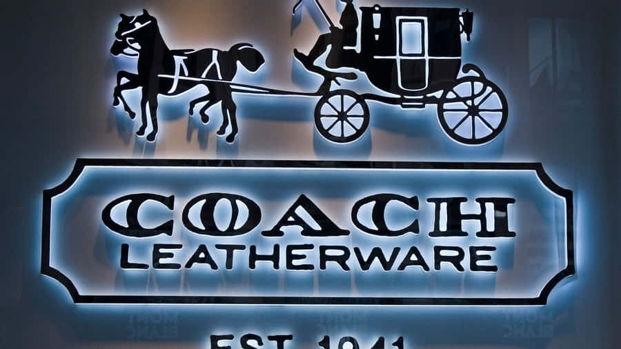 The Iconic Coach Logo Wallpaper