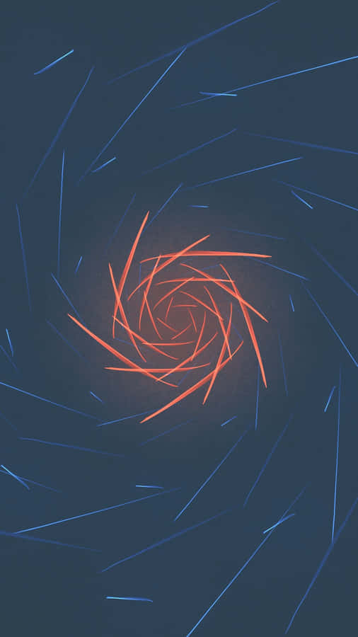 The Iconic Iphone In A Simple Blue Tone Wallpaper