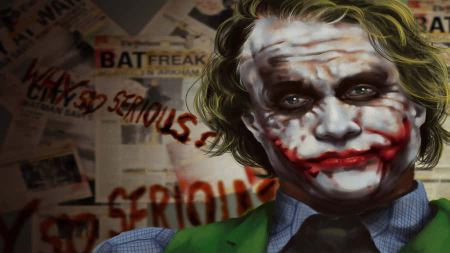 The Joker In Dark Knight 4k Ultra Hd Wallpaper