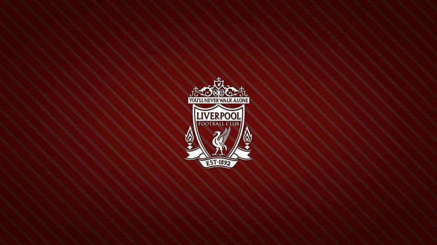The Liverpool Logo On A Red Background Wallpaper