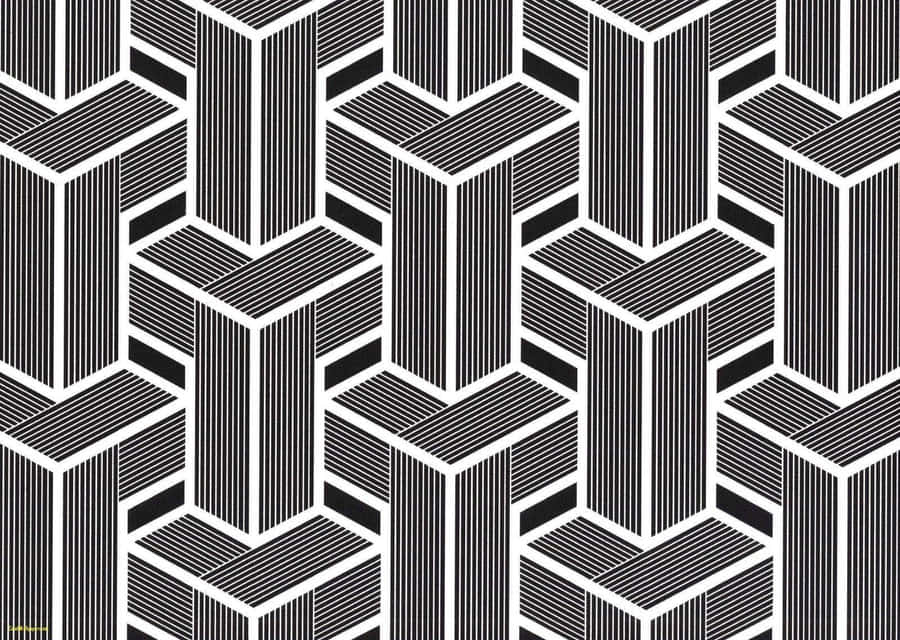 The Modern Meets Art Deco In This Classic Computer Design Wallpaper