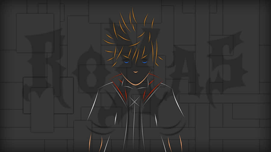 The Powerful Roxas Of Kingdom Hearts Wallpaper
