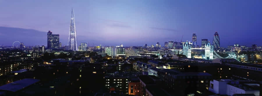 The Shard And A Panoramic View Of London Wallpaper