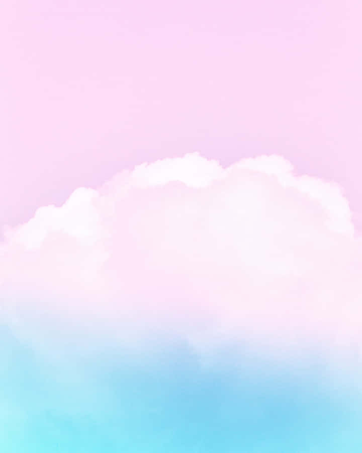 The Sky Is A Delicate Tapestry Of Pink And Blue Wallpaper