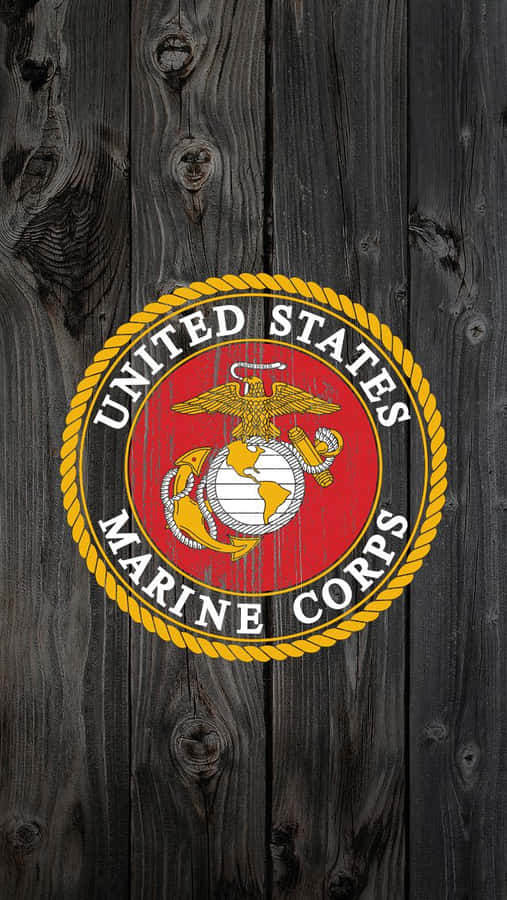 The United States Marine Corps Flag Emblem Wallpaper