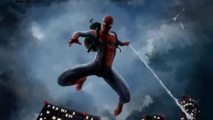 The Web-slinger Himself – The Best Spider-man! Wallpaper