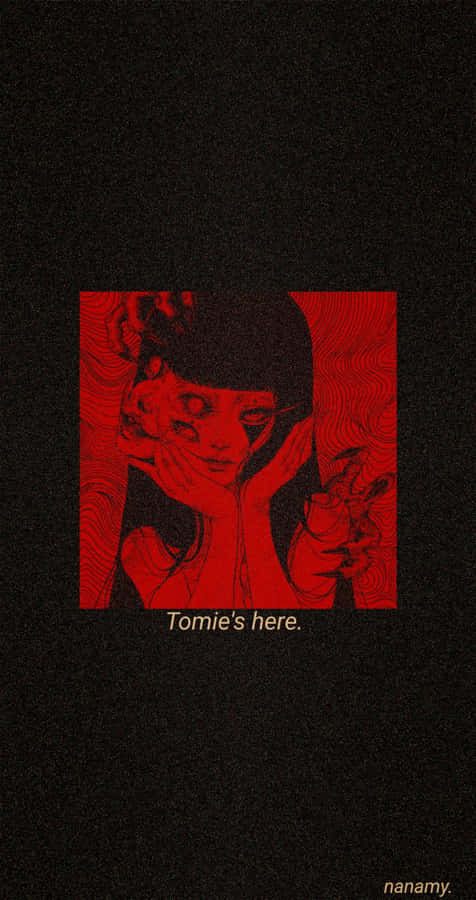 Tomie Red Poster Wallpaper