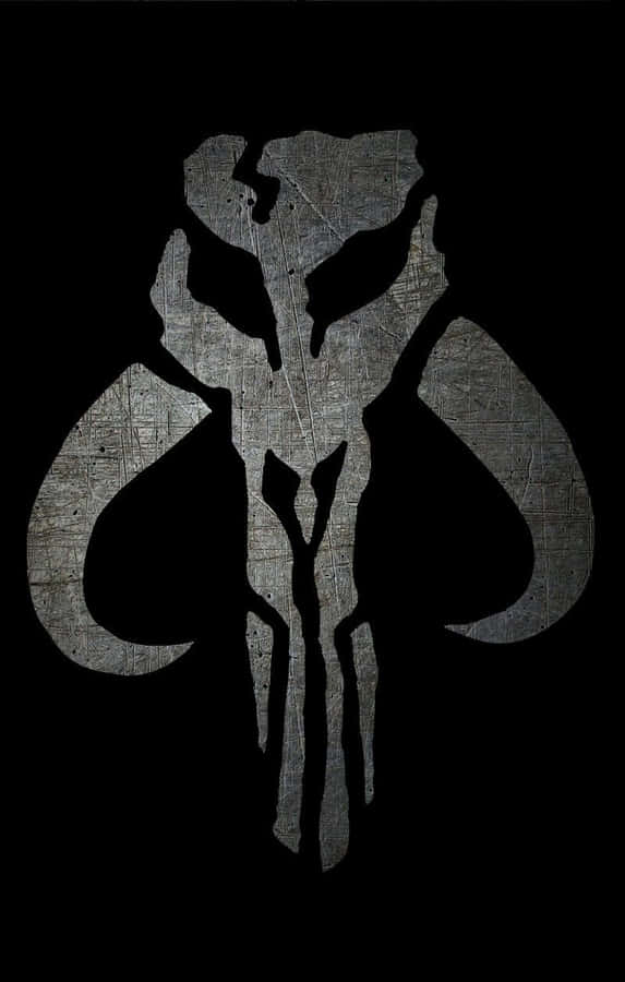 Traditional Symbol The Mandalorian Iphone Wallpaper