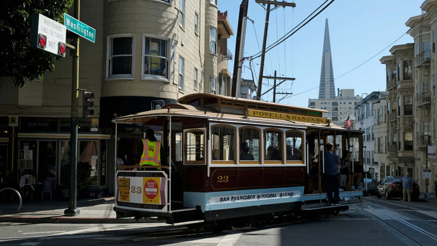Transamerica Pyramid In The Distance Wallpaper