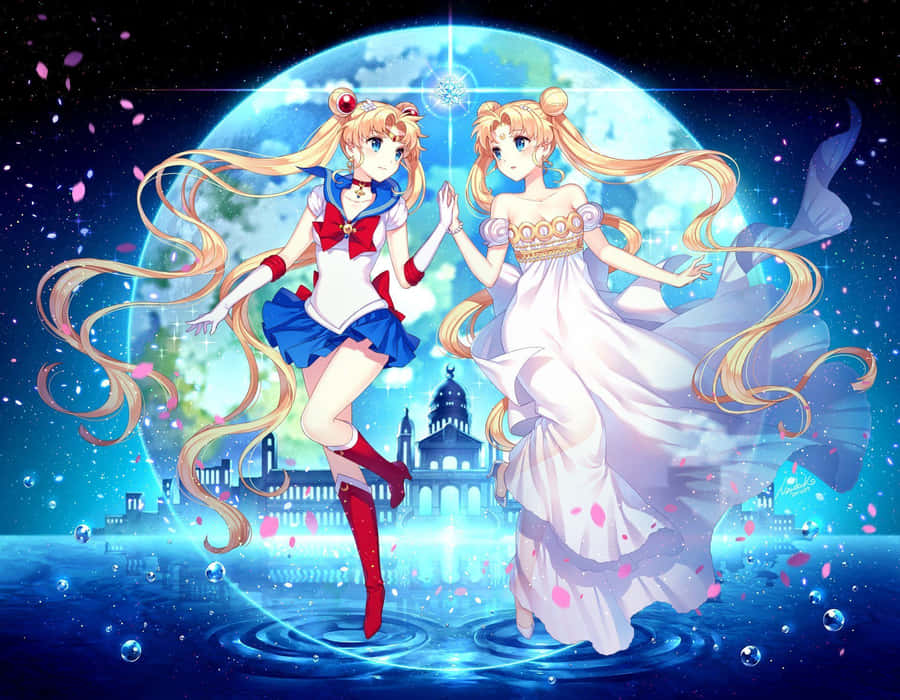 Two Sides Of Sailor Moon Pfp Wallpaper