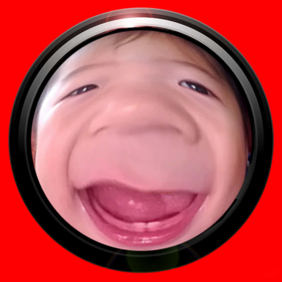 Ugly Baby Funny Fisheye Wallpaper