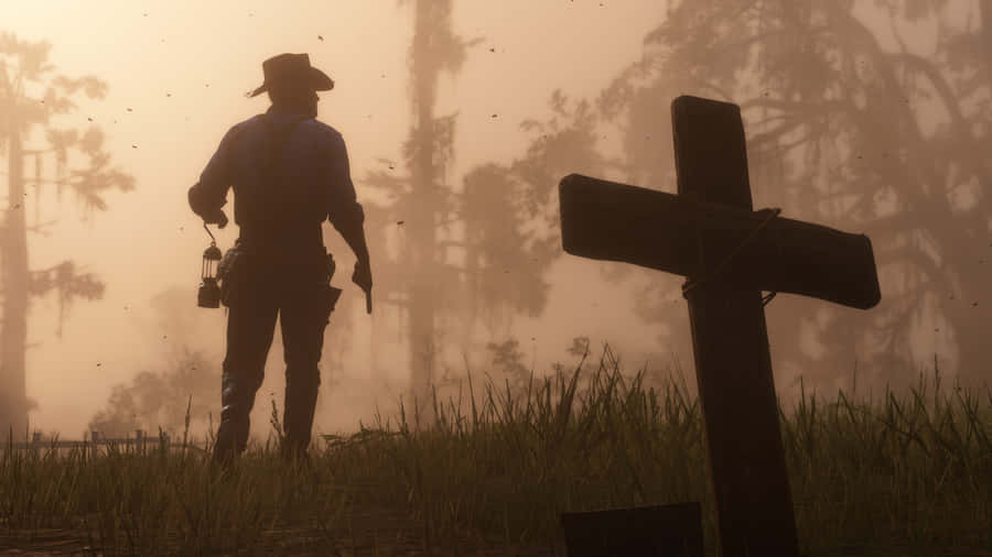 Uncover The Wild West In Red Dead Redemption Wallpaper