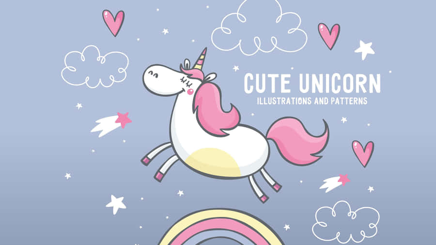 Unicorn Aesthetic Kids Art Wallpaper