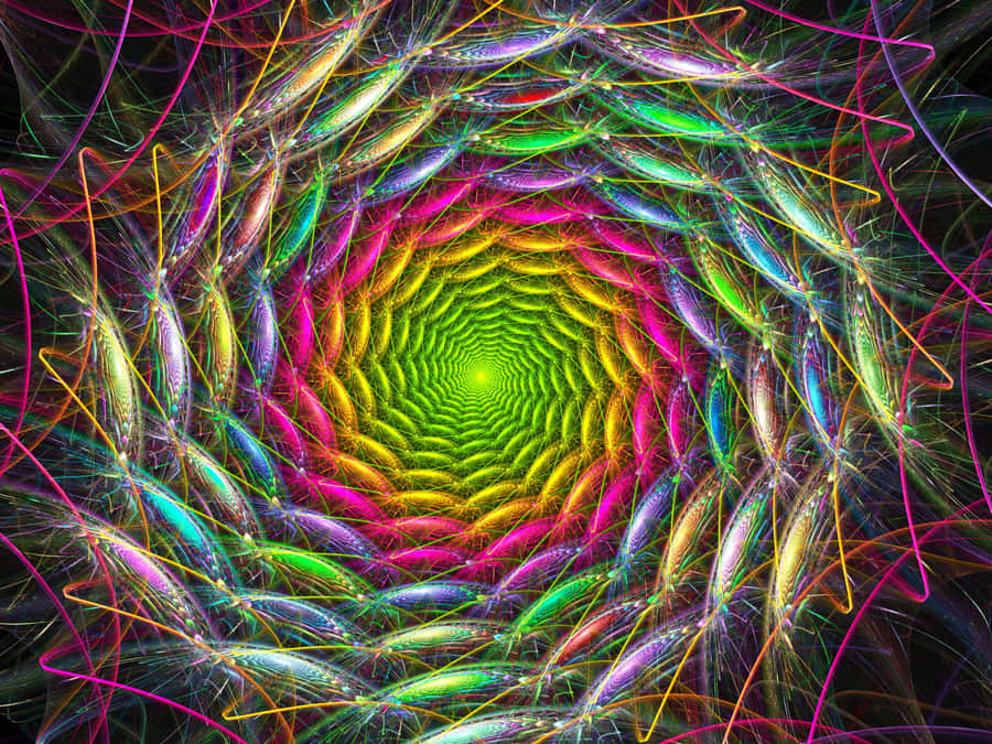 Unleash Your Creativity With Psychedelic Colors Wallpaper