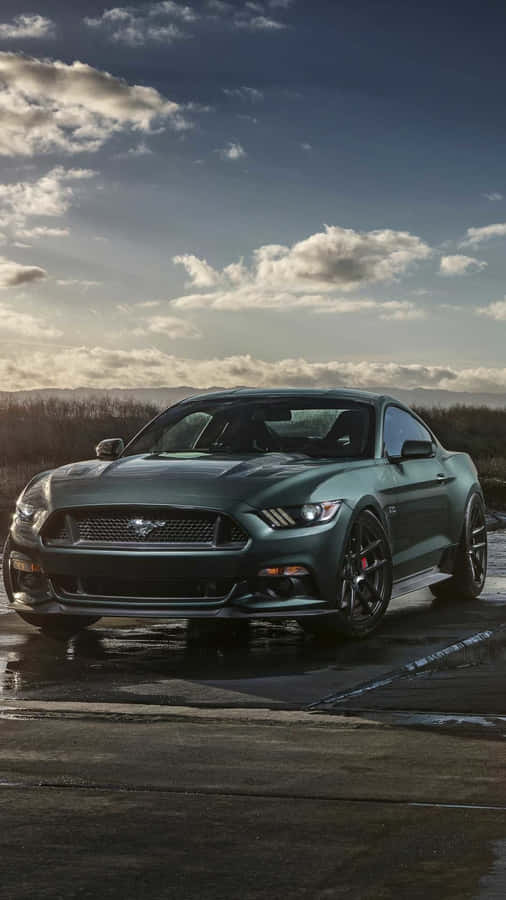 Unlock The Power Of A Mustang With An Iphone Wallpaper
