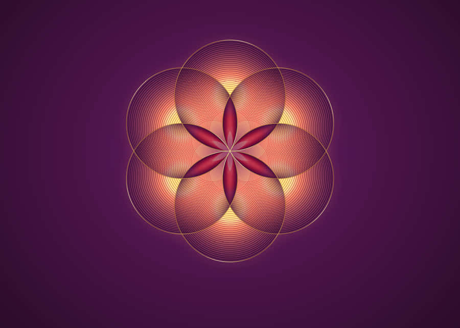 Unlock The Power Of The Flower Of Life Wallpaper