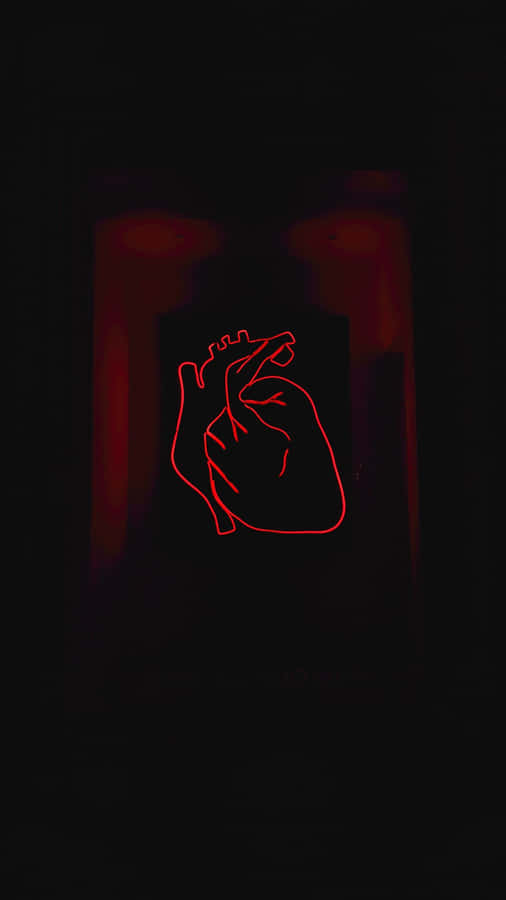 Upgrade Your Inner Strength With Dark Red Aesthetic Wallpaper