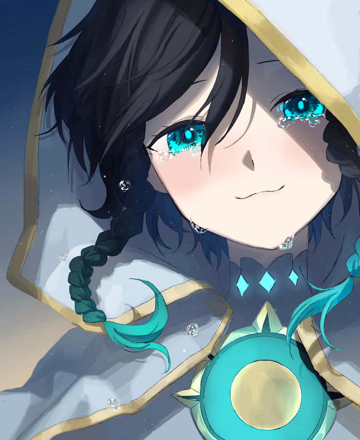 Venti's Expressive Eyes - A Genshin Impact Character Wallpaper