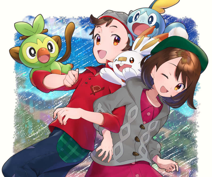 Victor And Gloria Pokemon Pfp Wallpaper