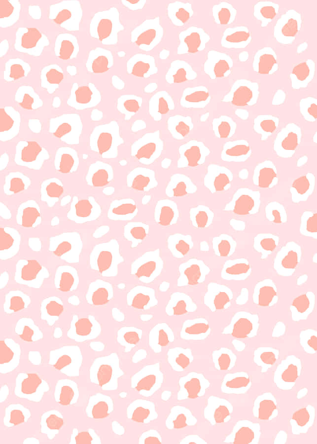 Vigorously Vibrant Pink Leopard Print Wallpaper