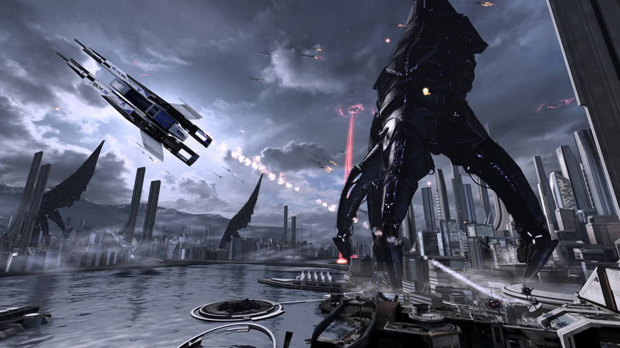 Villain Creature In Mass Effect Wallpaper