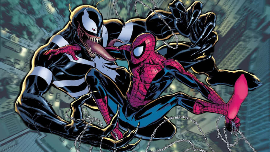 Villan Venom Spider Man Wallpaper