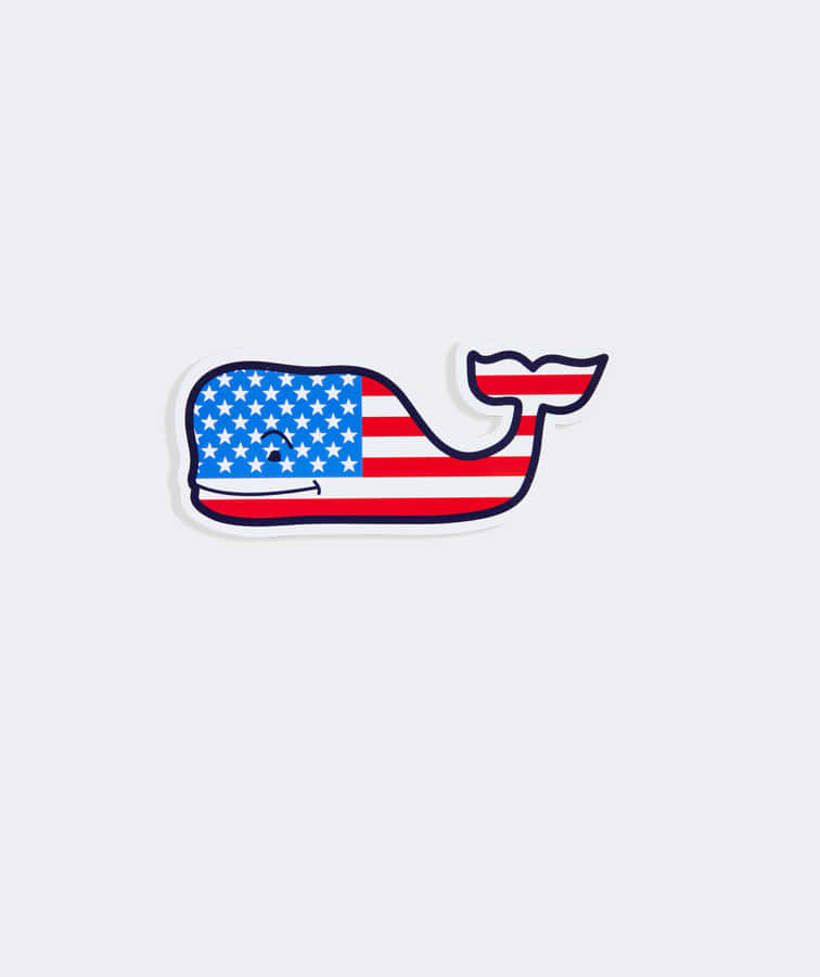 Vineyard Vines Iconic Whale Design. Wallpaper