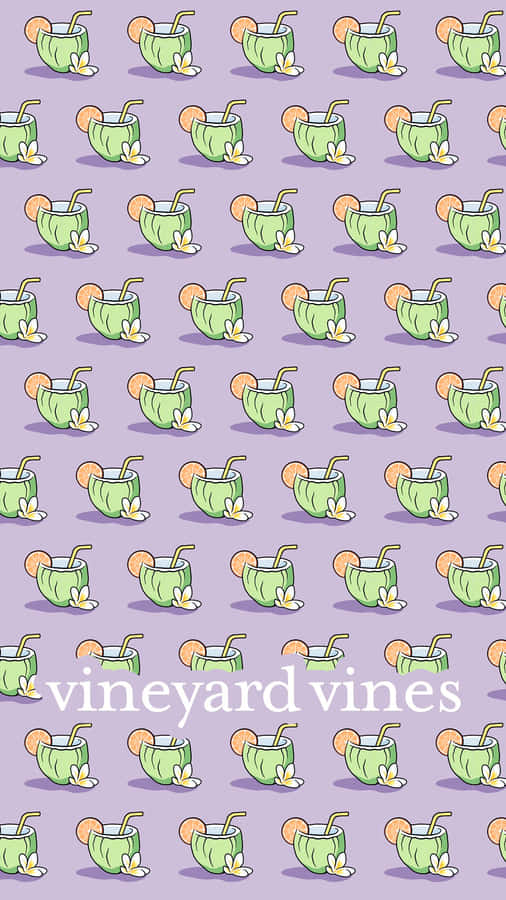 Vineyard Vines Tropical Drinks Wallpaper